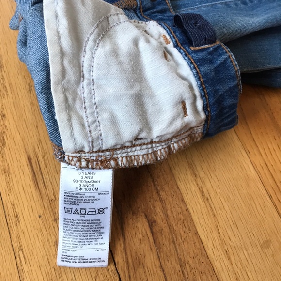 Gap Embroidered Crop Raw Hem Jean - Picture 7 of 7